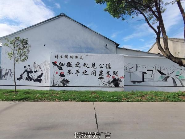 泰州医药高新区文化墙_户外文化墙定制_东江社区文化墙建设